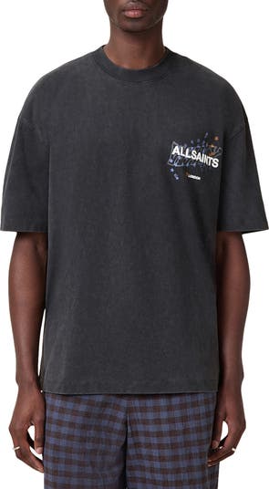 Wavy Short Sleeve Crewneck Graphic T-Shirt