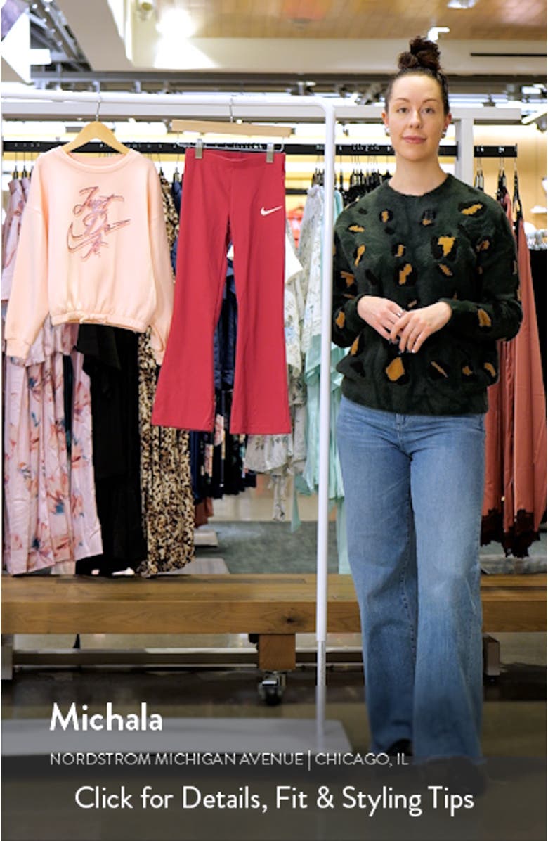 Kids' Swoosh on Pointe Sweatshirt & Leggings Set, sales video thumbnail