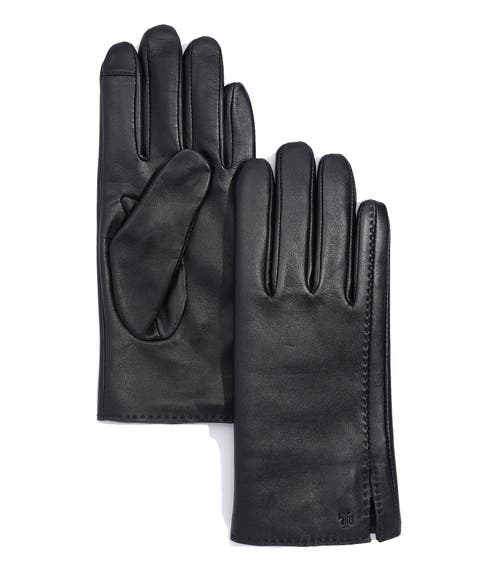side vent leather touch glove