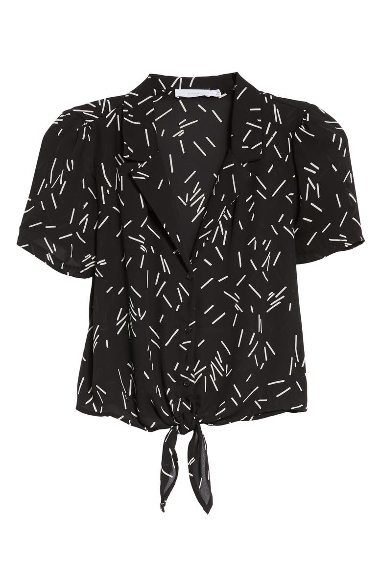 All in Favor Tie Front Camp Shirt, Alternate, color,