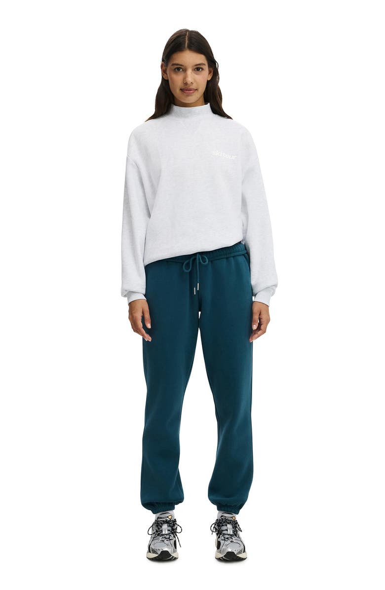 COTTON ON BODY Women's Active Plush Mock Neck Sweatshirt, Alternate, color,