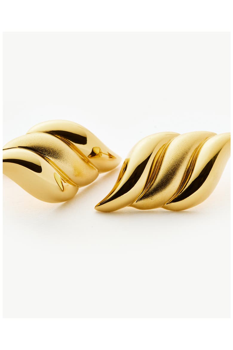 Savi Signature Oversize Stud Earrings, Alternate, color, GOLD