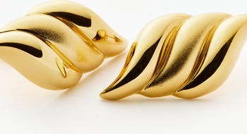 ★MISSOMA★ Savi Signature Oversized Stud Earrings Savi Signature Oversized Stud – Stud Earrings – 18ct Gold
