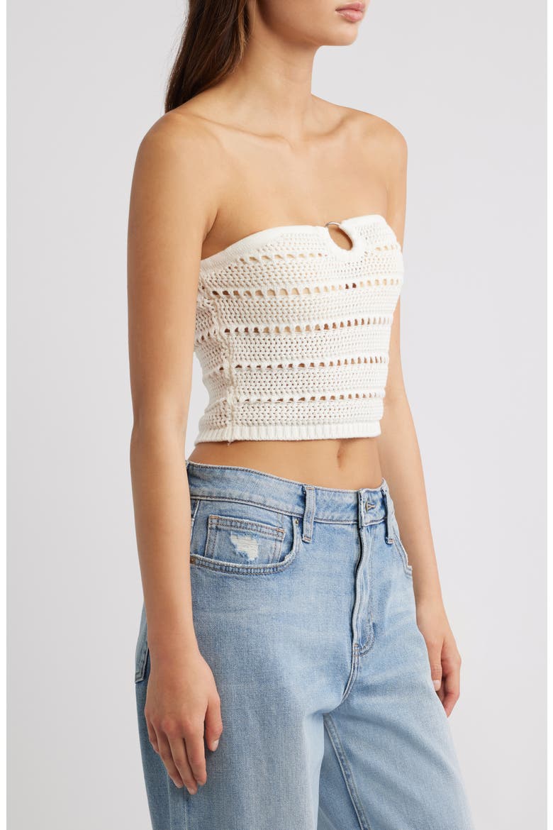 Oriana O-Ring Tube Top, Alternate, color, IVORY