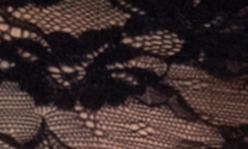 Mapalé Mapale Floral Lace Underwire Bra & Open Back Panties Set In Black
