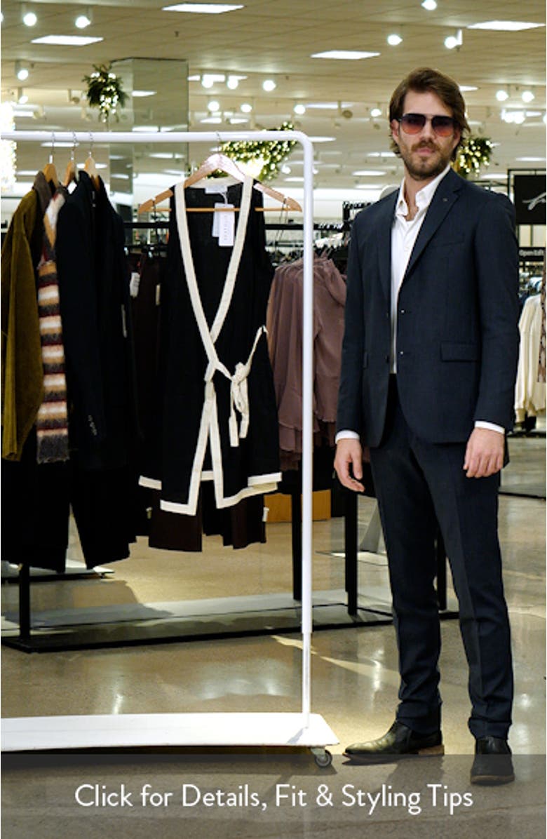 Wrap Cover-Up Linen Blend Minidress, sales video thumbnail