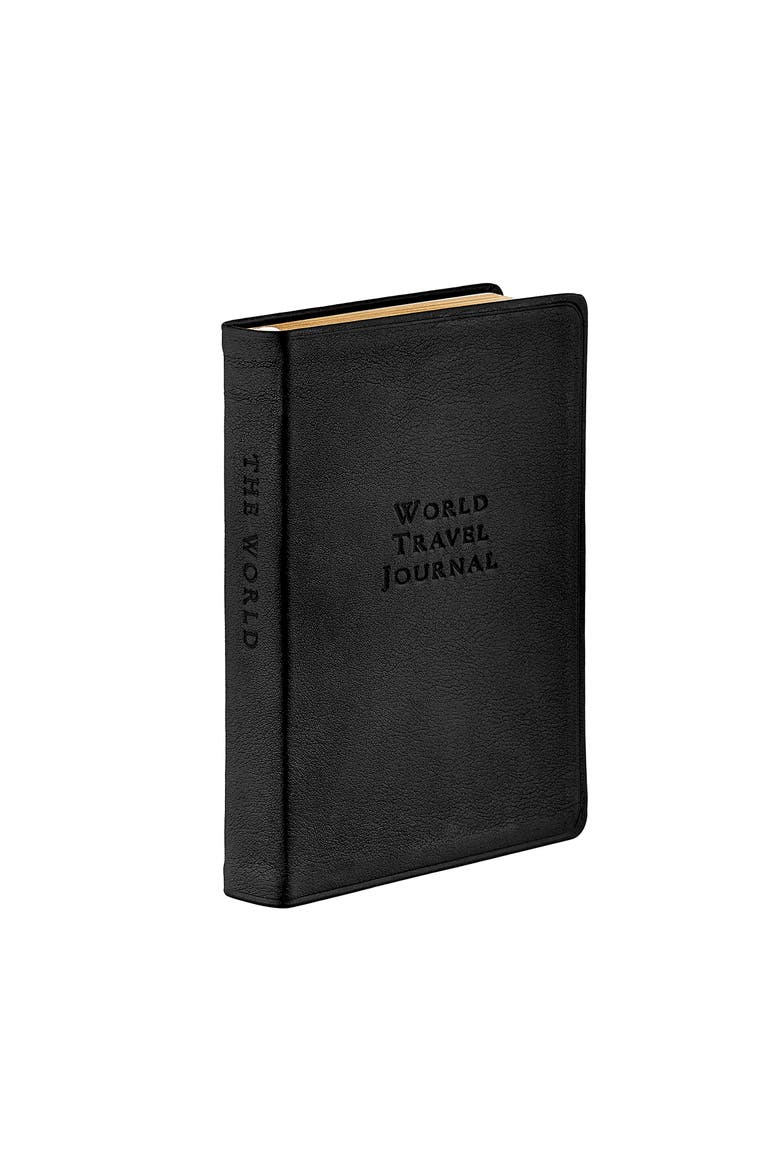 World Travel Journal, Alternate, color, Black