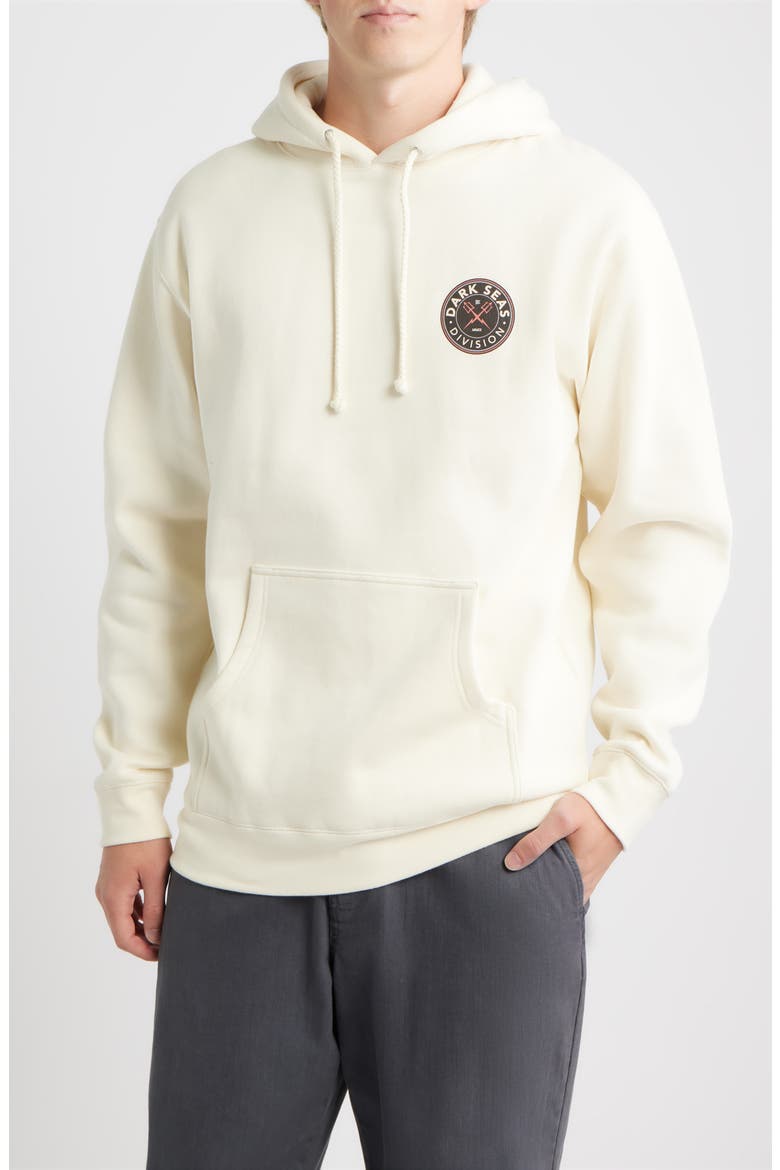 Time Teller Logo Graphic Fleece Hoodie, Main, color, IVORY