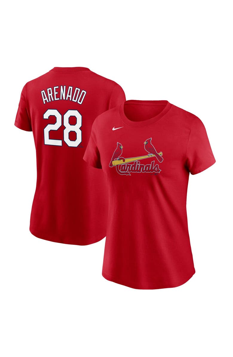Nike Women's Nike Nolan Arenado Red St. Louis Cardinals Name & Number T-Shirt, Main, color, Red