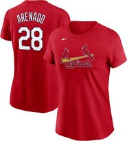 Nike Women's Nike Nolan Arenado Red St. Louis Cardinals Name & Number T-Shirt