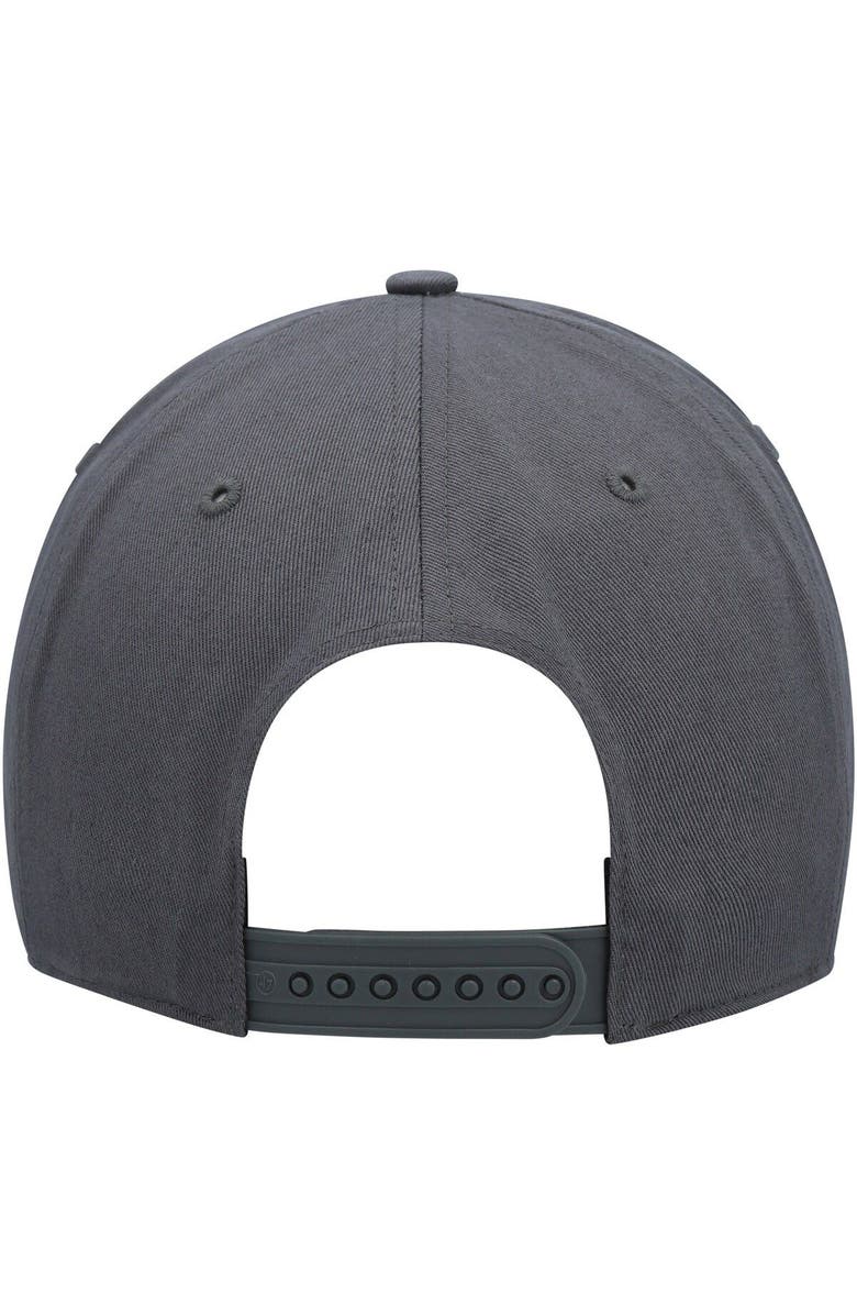 '47 Men's '47 Charcoal Vegas Golden Knights Block Arch Hitch Snapback Hat, Alternate, color, Charcoal