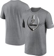 Nike Men's Nike Heathered Gray Las Vegas Raiders Icon Legend Performance T-Shirt