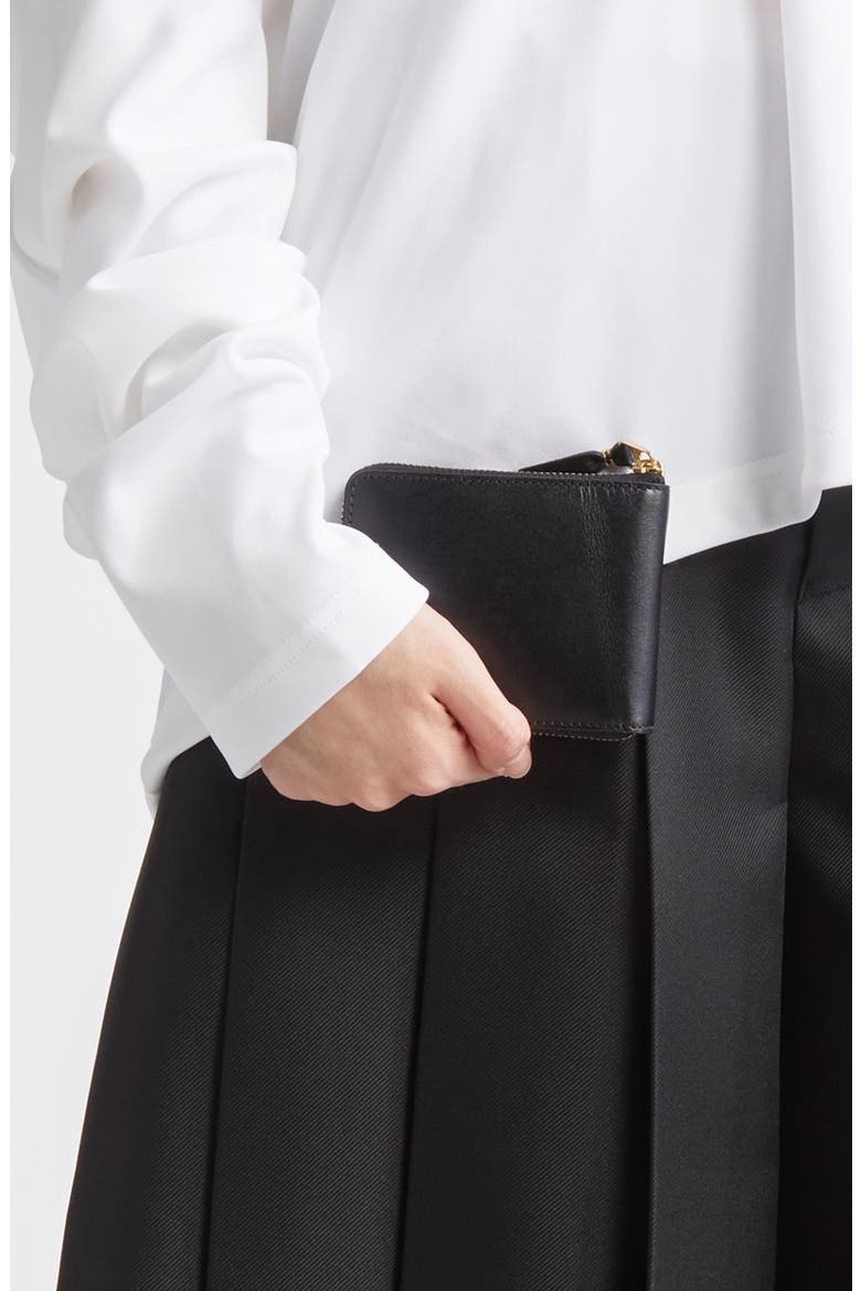 Leather Wallet, Alternate, color, BLACK
