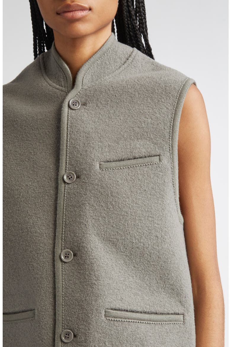 Walker Wool Fleece Vest, Alternate, color, CAMOSCIO FELTED