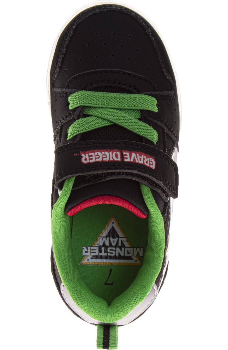 Monster Jam Sneaker, Alternate, color, Black Green