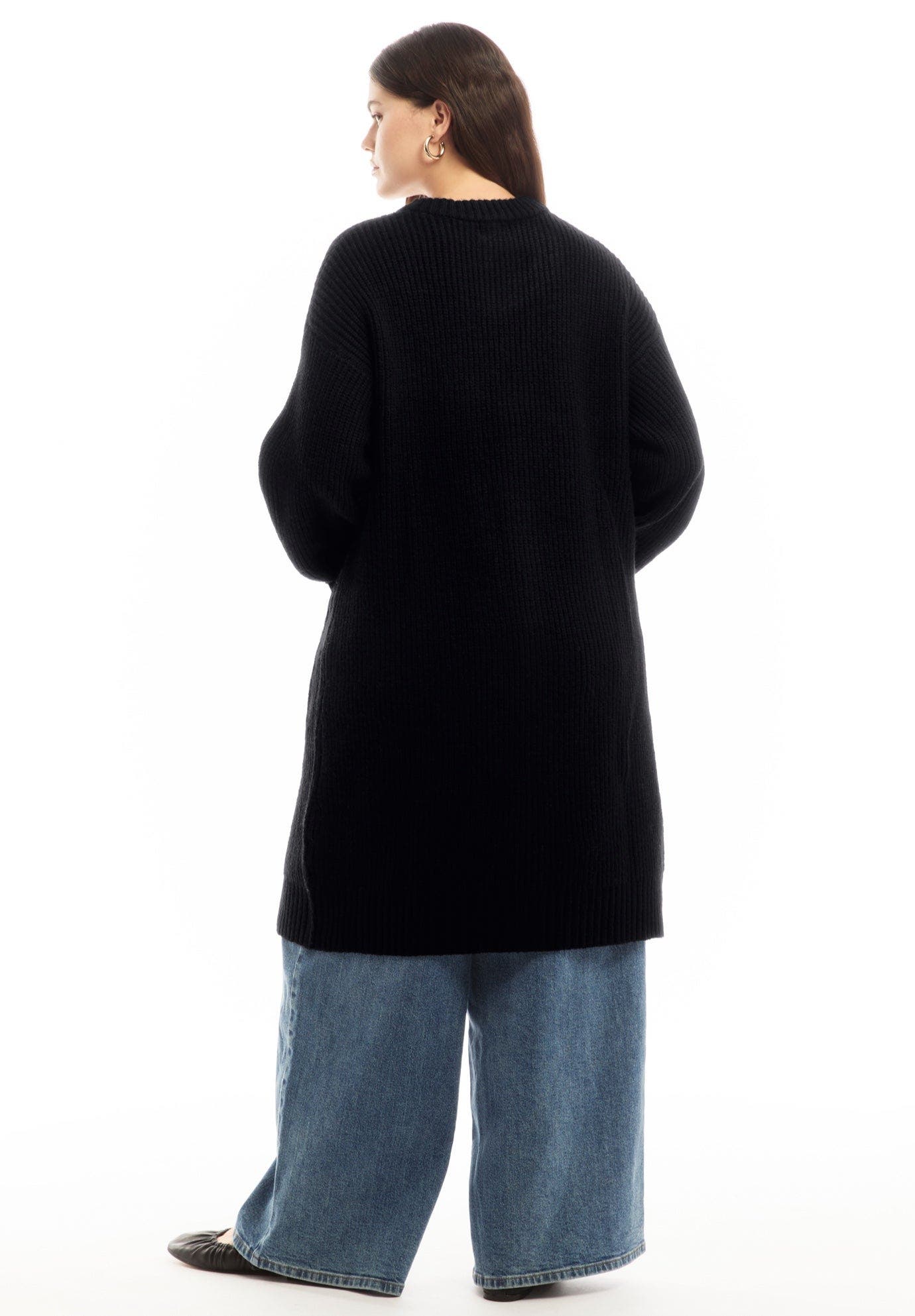 Midi-Length Button-Down Cardigan - image 2
