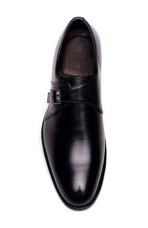 Anthony Veer Roosevelt Monk Strap Loafer In Black