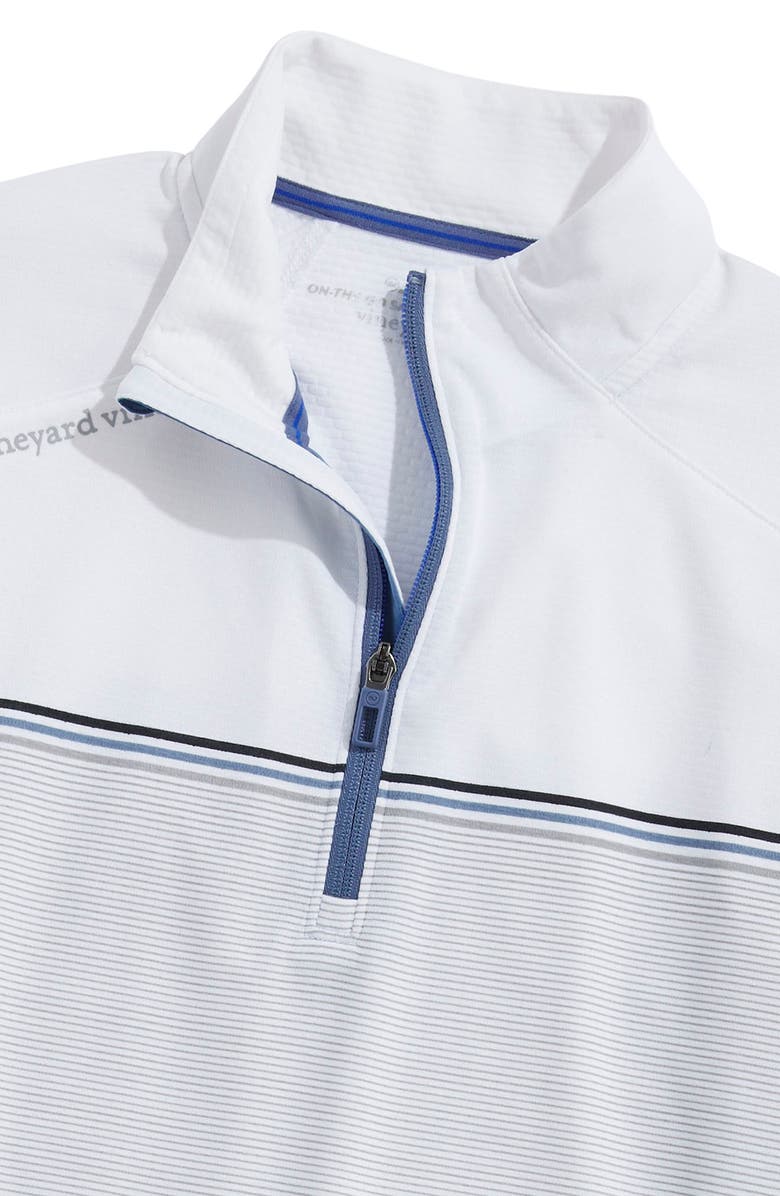 vineyard vines Sankaty Stripe Half-Zip Performance Pullover, Alternate, color,