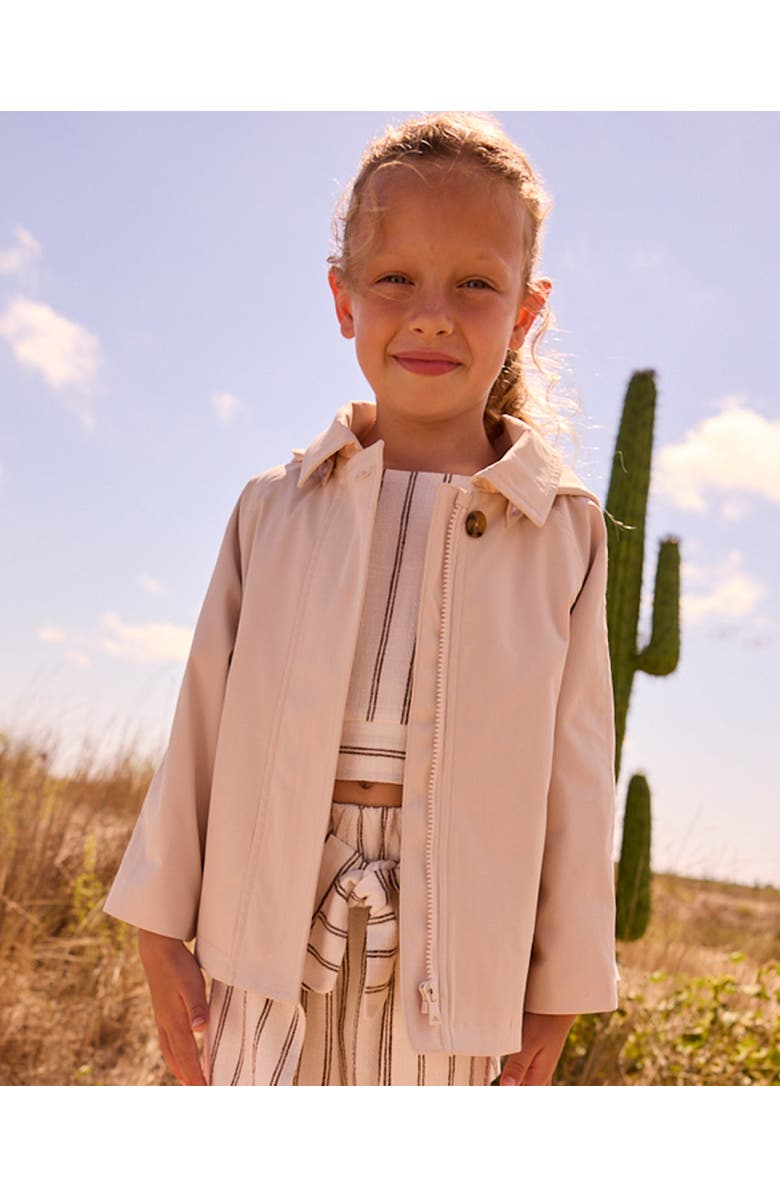 Mayoral Hooded Windbreaker, Alternate, color, Light Beige