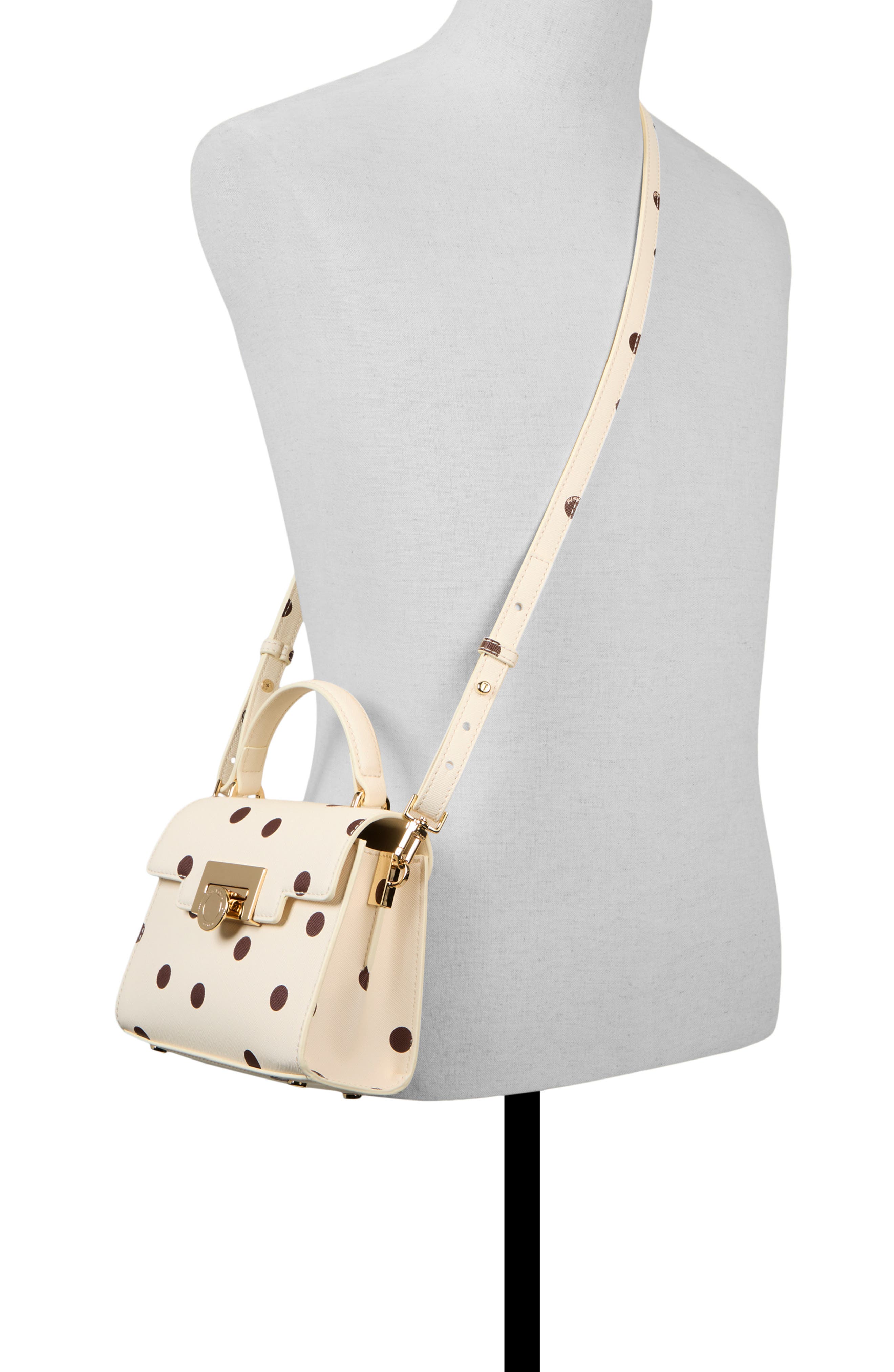 Ted Baker Lili Top Handle Satchel Bag, Alternate, color, Ivory Primary - Multi