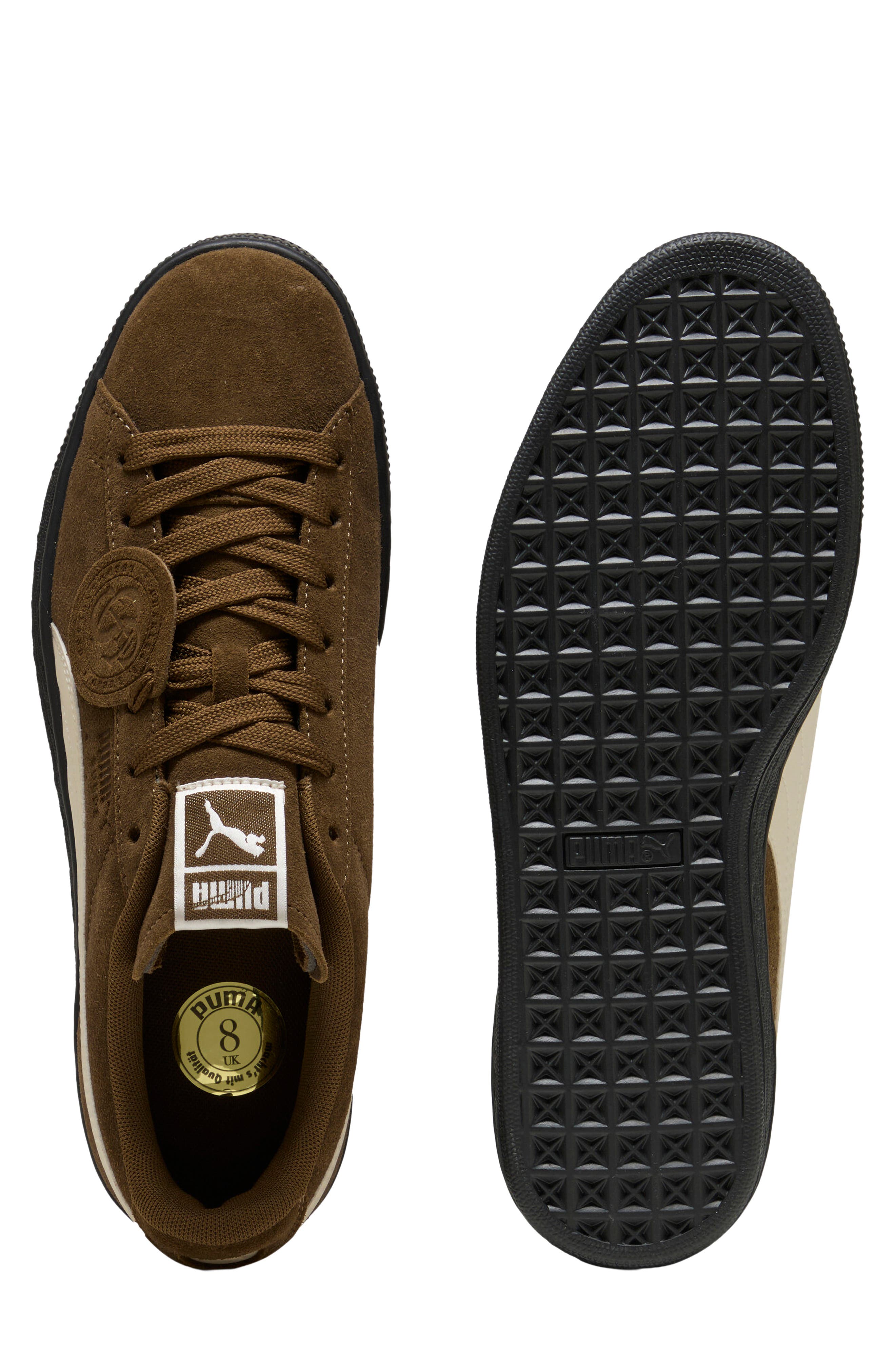 Suede Charles F. Stead VI Sneaker, Alternate, color, AGED COPPER/ ALPINE SNOW