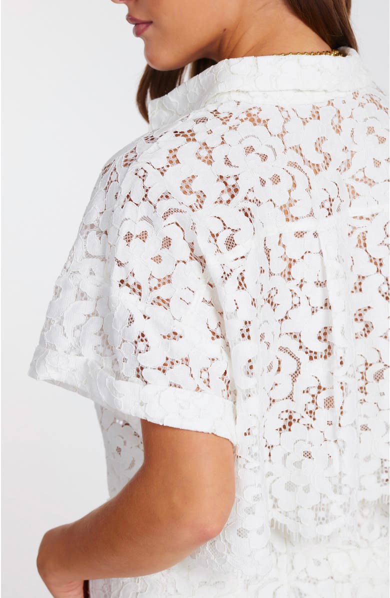 Bishop + Young Josephine Lace Top, Alternate, color, Salt