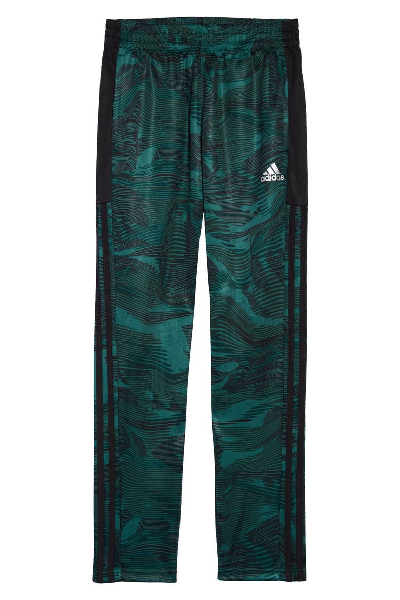 Kids' Warped Camo Track Pants, Main, color, GREEN