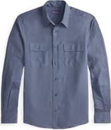 Ralph Lauren Purple Label Silk
Linen Button-Up Shirt