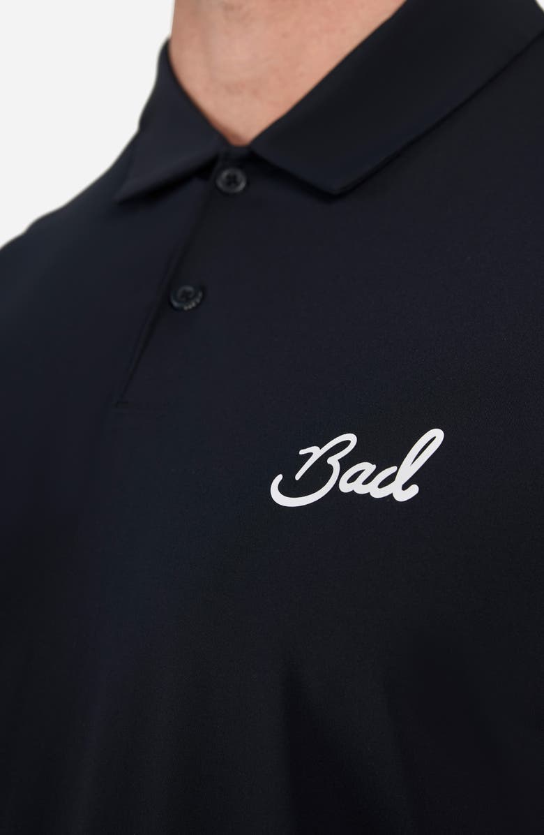 Bad Birdie Vapor Cooling Performance Polo, Alternate, color, Black