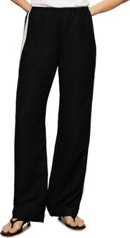 Sanctuary Casual Linen Blend Track Pants