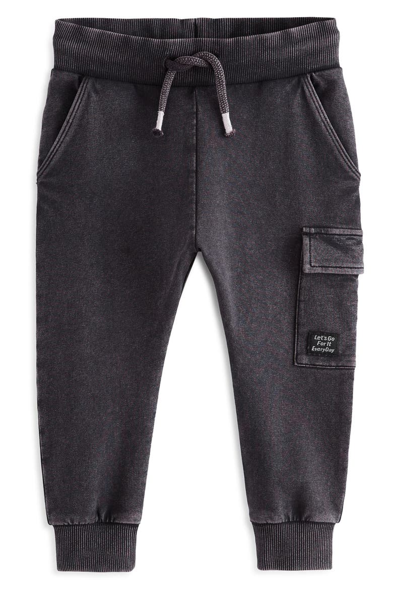 Kids' Stretch Cotton Utility Skinny Joggers, Main, color, GREY