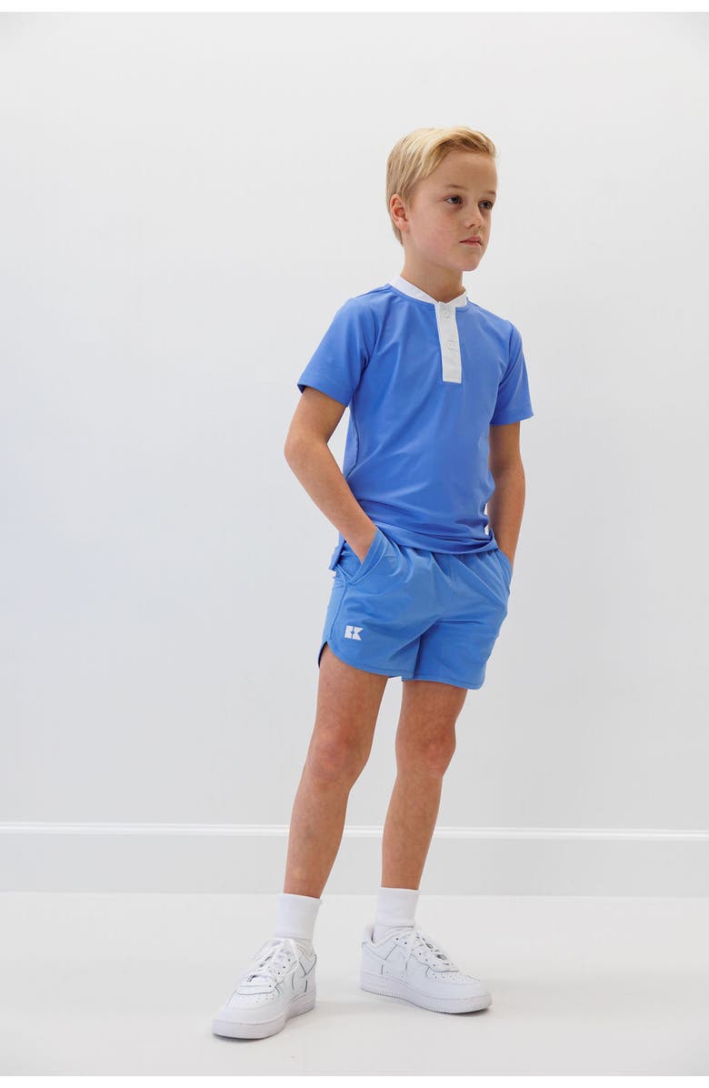 Courtside Kids Boys Super Short Lined, Alternate, color, Sky Blue