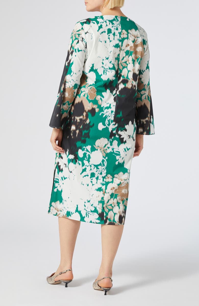 Marina Rinaldi Holiday Shift Dress, Alternate, color, White