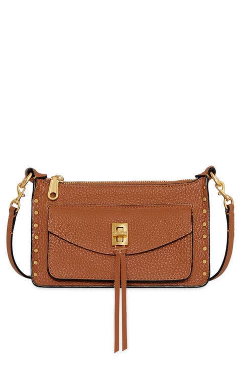 Mini Darren Leather Crossbody Bag