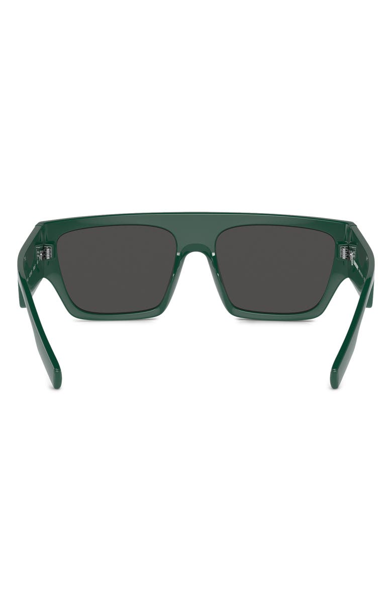 Burberry Micah 58mm Square Sunglasses, Alternate, color, Green