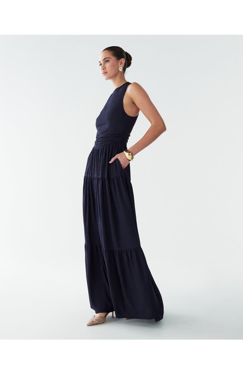 BWLDR Brooks Maxi Dress, Alternate, color, Navy Blue