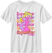 Barbie Boys' SuperStar Doll Graphic Short Sleeve T-Shirt