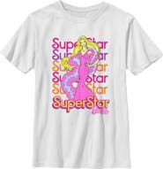 Barbie Boys' SuperStar Doll Graphic Short Sleeve T-Shirt