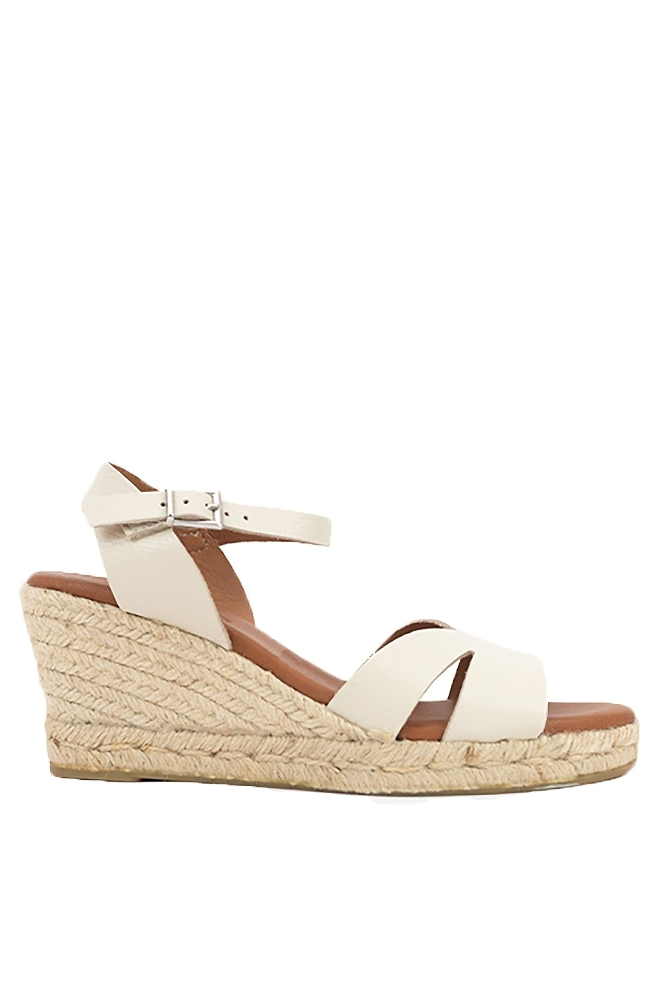Martell V-Strap Espadrille, Alternate, color, cream