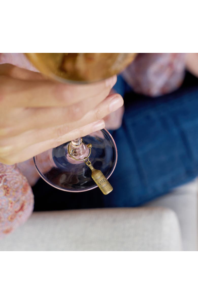 TWINE Vineyard Wine Charms Set of 6, Alternate, color, 
