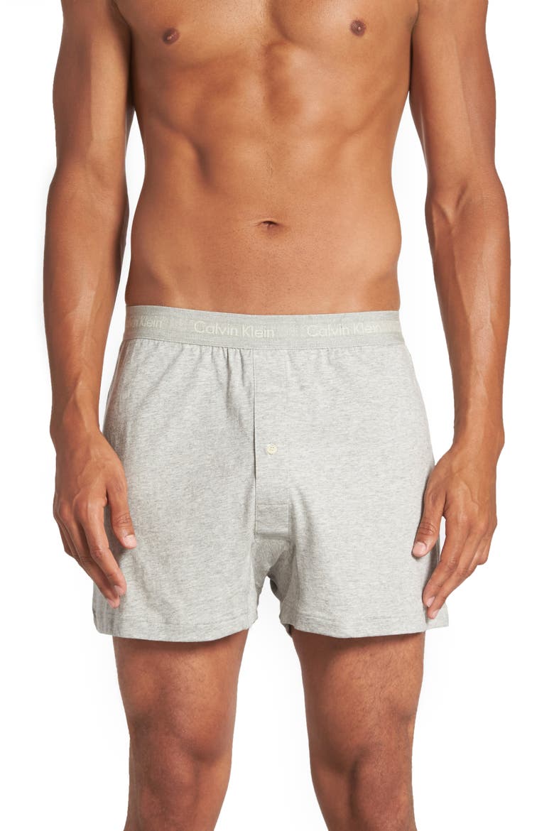 3-Pack Cotton Boxers, Alternate, color, BLACK/ GREY/ WHITE