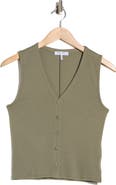 rag & bone Essie Rib Button Tank