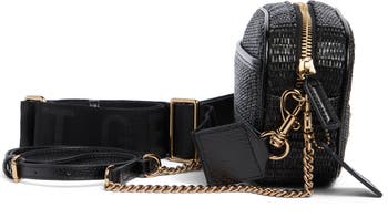 Small Chiswick Woven Camera Crossbody Bag
