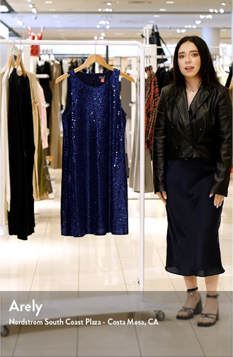 Sequin Sleeveless Dress, sales video thumbnail
