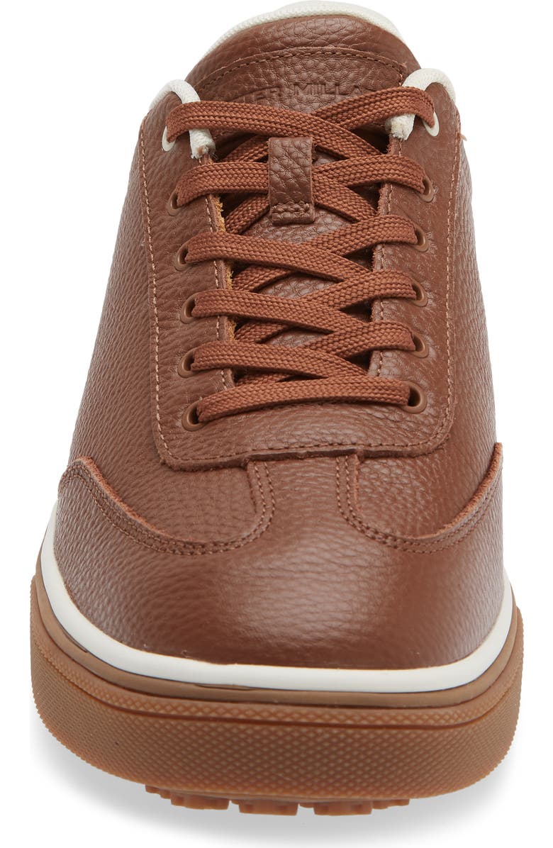 Peter Millar Drift Hybrid Water Resistant Leather Golf Shoe, Alternate, color, Whiskey