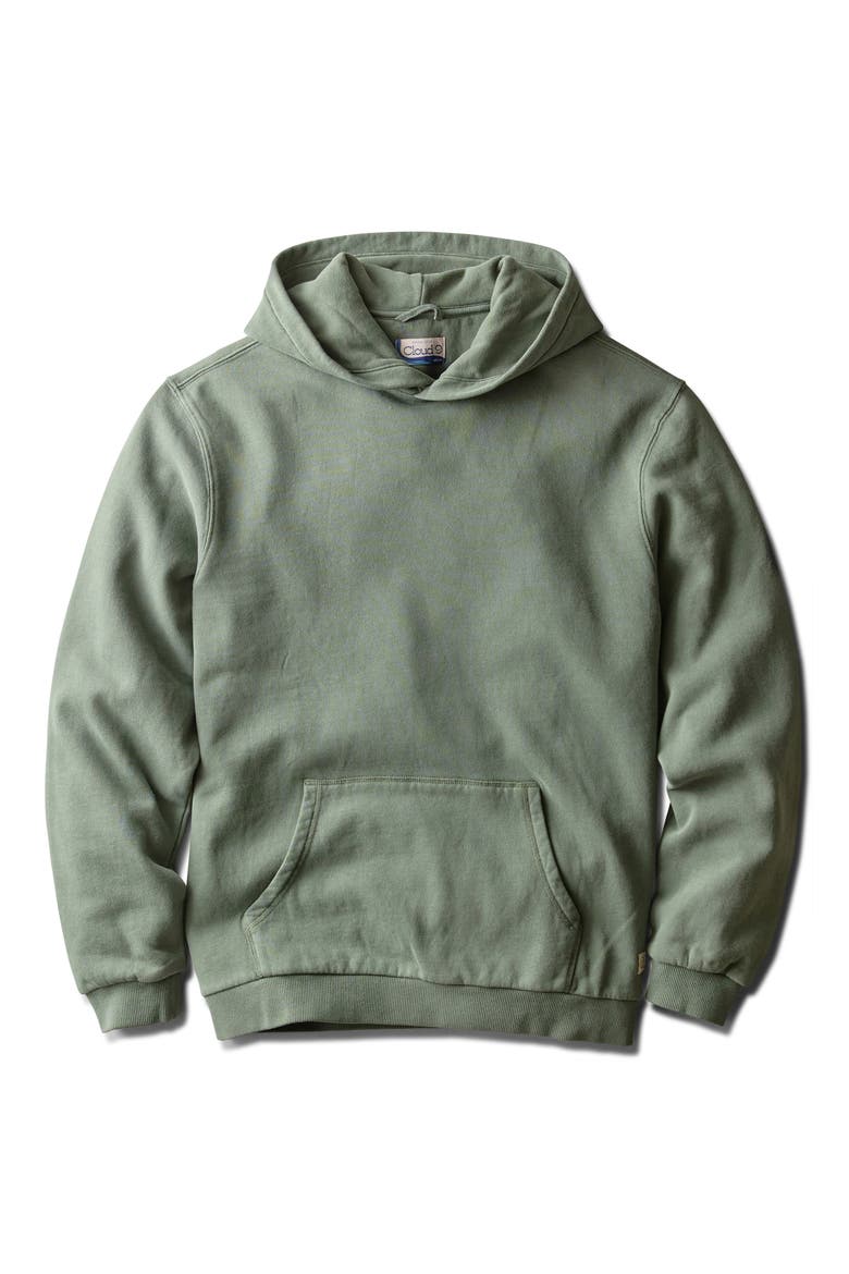 Cloud 9 Fleece Hoodie, Alternate, color, BALSAM GREEN