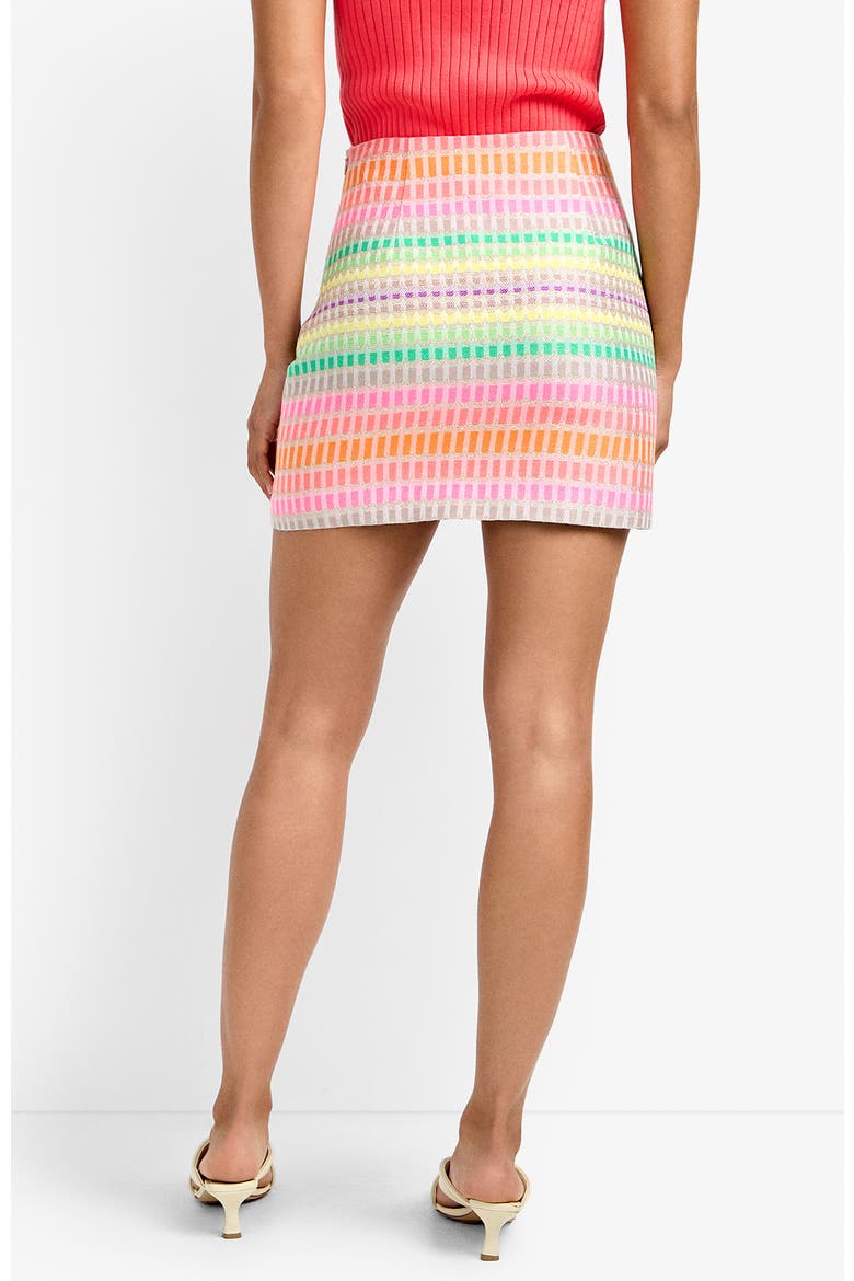 High-Rise Rico Jacquard Skirt, Alternate, color, Joie De Vivre Jacquard