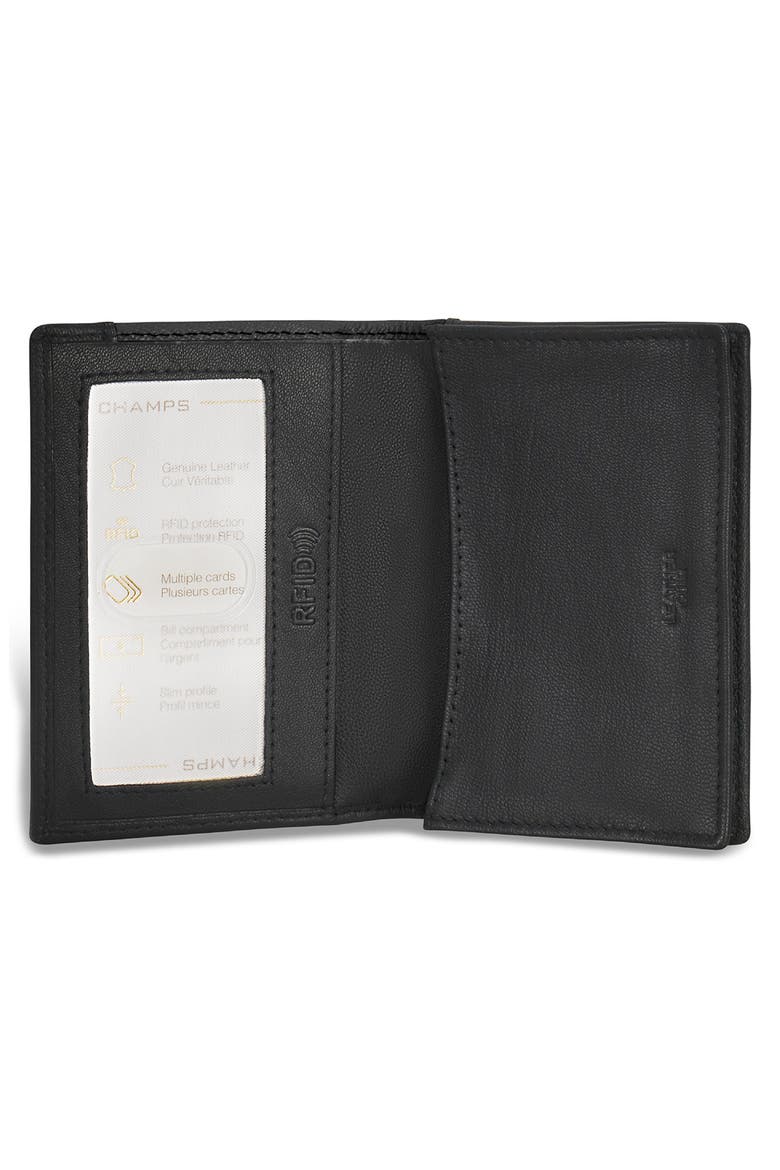Iconic Card Holder, Alternate, color, BLACK/ BLACK