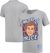 Mitchell & Ness Youth Mitchell & Ness Mark Price Gray Cleveland Cavaliers Hardwood Classics King of the Court Player T-Shirt