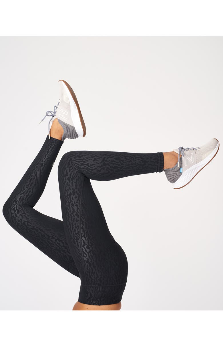Sweaty Betty All Day High Waist Embossed Leggings, Alternate, color, 